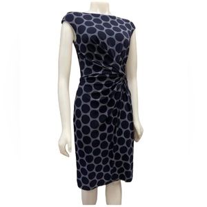 Ralph Lauren Midi Blue Cap Sleeve Dress Size 6